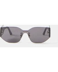 dior club shield sunglasses|christian Dior oversized sunglasses.